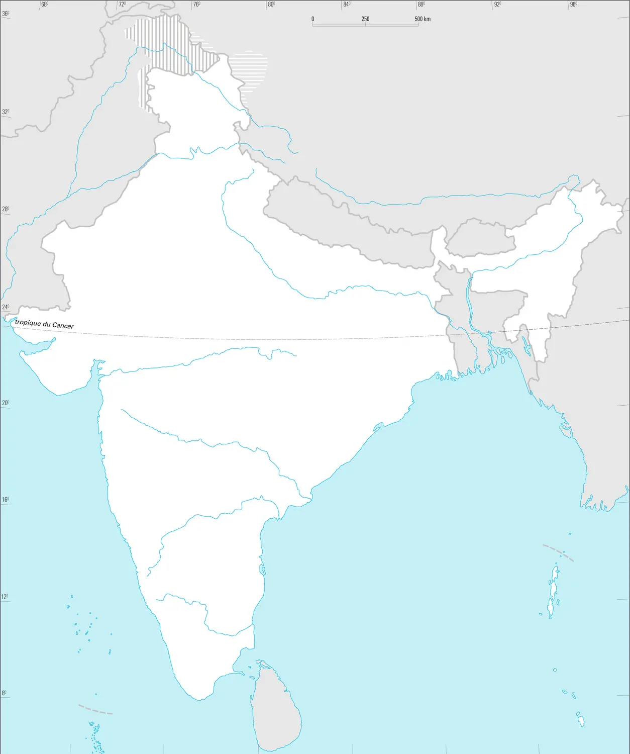 Inde carte vierge Média Encyclopædia Universalis