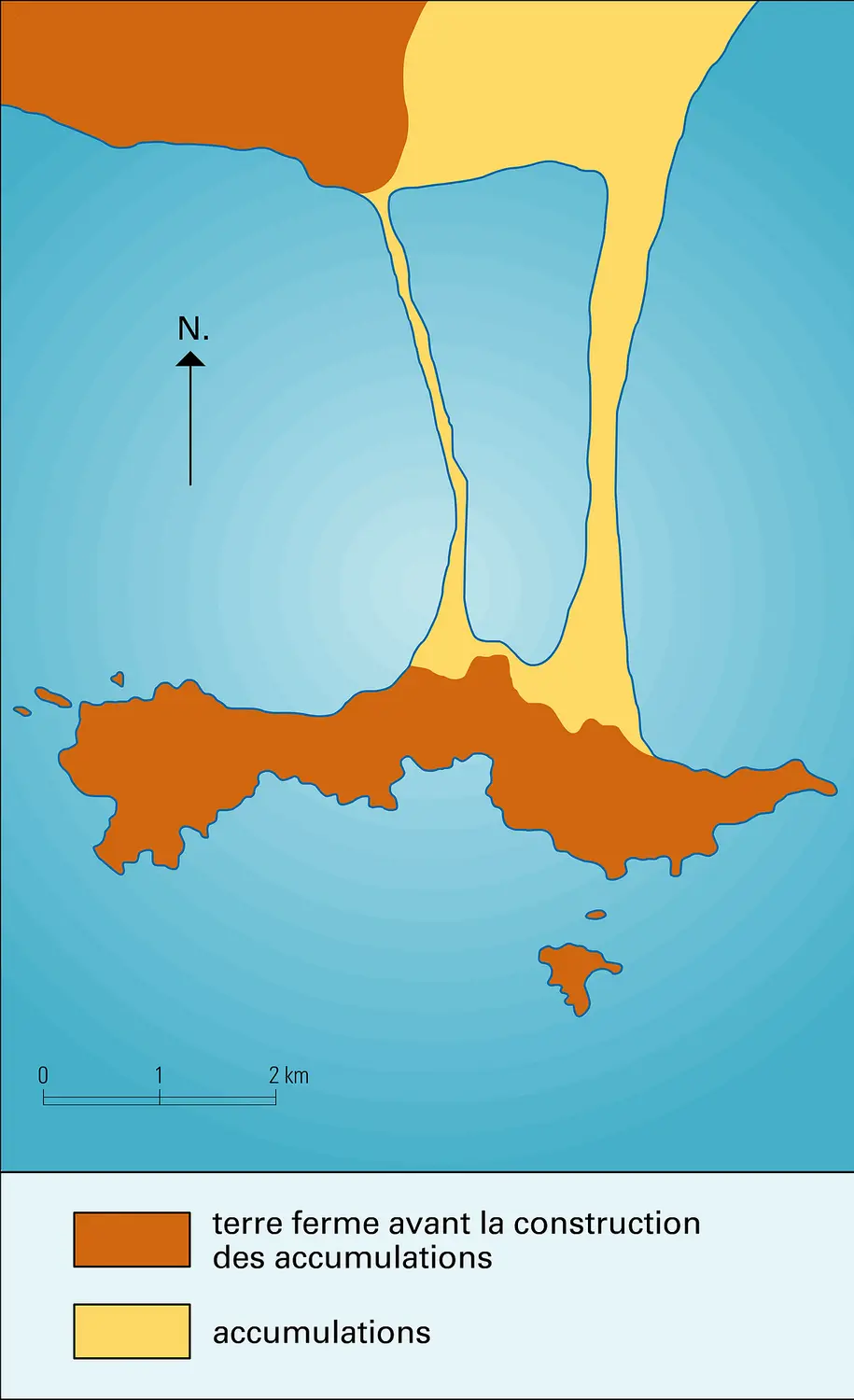 Tombolo de Giens Média Encyclopædia Universalis