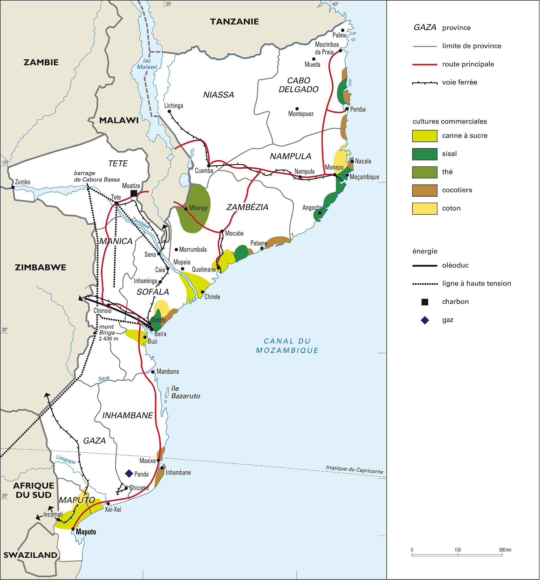 Mozambique : économie - crédits : Encyclopædia Universalis France