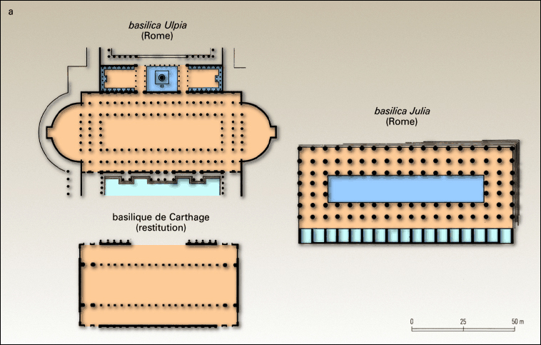 Plan de grandes basiliques de forum (1)