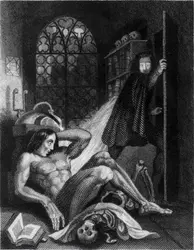 <em>Frankenstein ou le Prométhée moderne</em>, T. von Holst - crédits : Private Collection/ Bridgeman Images