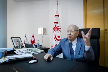 Béji Caïd Essebsi - crédits :  Nicolas Fauque/ Corbis/ Getty Images