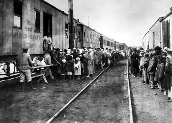 Famine de 1921 - crédits : Topical Press Agency/ Hulton Archive/ Getty Images