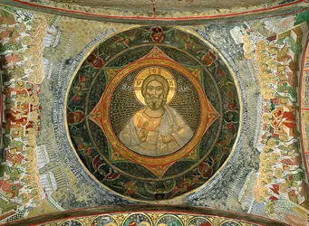 <it>Christ bénissant</it>, monastère de Sucevita - crédits : A. Dagli Orti/ De Agostini/ Getty Images