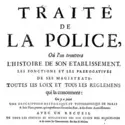 <it>Le Traité de la police</it>, Nicolas Delamare - crédits : Bibliothèque nationale de France