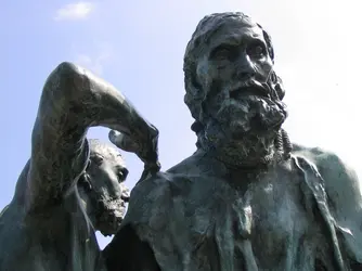 Monument aux bourgeois de Calais, A. Rodin - crédits : Simon Bilbault