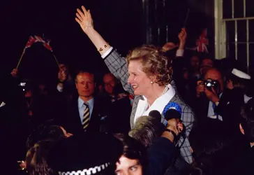 Margaret Thatcher, 1987 - crédits : Hulton Archive/ Getty Images