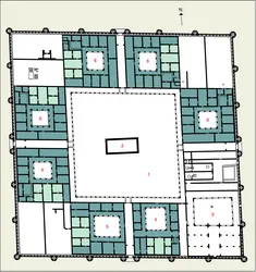 Qasr al-Hayr al-Sharqi (château de l'enclos oriental), Syrie - crédits : Encyclopædia Universalis France