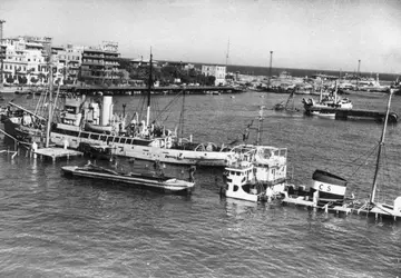 Blocus du canal de Suez - crédits : Joseph McKeown/ Picture Post/ Getty Images