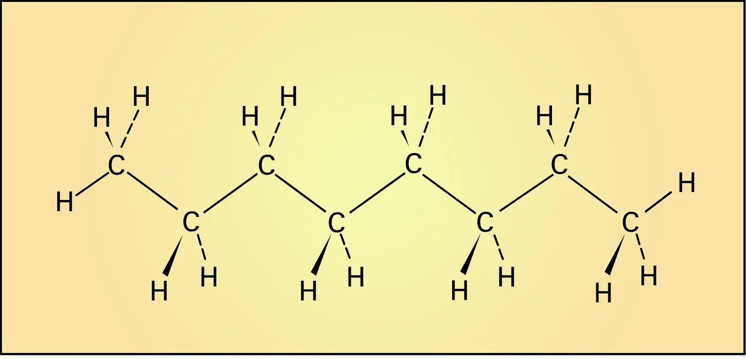 Conformation de la chaîne du n-octane