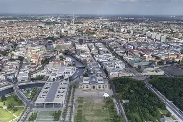 Vue aérienne de Berlin - crédits : S. Diemer/ Imagebroker/ Age Fotostock