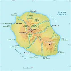 La Réunion - Atlas & cartes - Encyclopædia Universalis