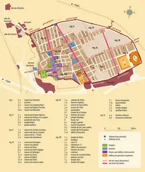 Plan de Pompéi - crédits : Encyclopædia Universalis France
