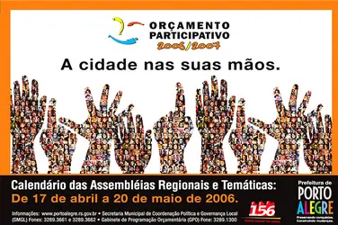 Budget participatif de Porto Alegre (Brésil) - crédits : Divulgação/ PMPA