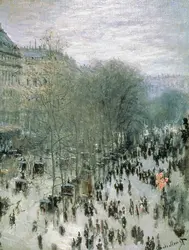 <it>Boulevard des Capucines</it>, C. Monet - crédits :  Bridgeman Images 