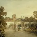 <it>Bromfield sur la rivère Onny, près de Ludlow, Shropshire</it>, J. M. W. Turner - crédits : Sotheby's/ AKG-images