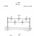 Fil de fer barbelé : brevet de 1867 - crédits : Wilson James D/ USPTO/ Google