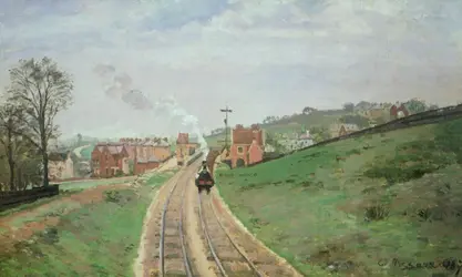 La Gare de Lordship Lane, Pissarro - crédits : DeAgostini/ Getty Images