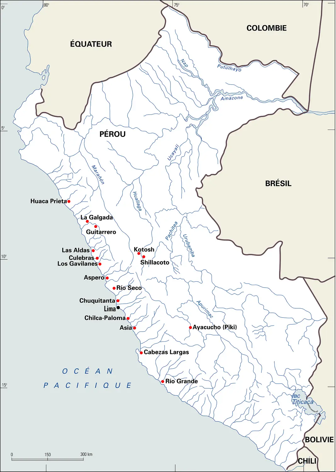 Pérou précéramique : sites d'horticulteurs