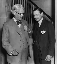 T. S. Eliot et W. B. Yeats - crédits : Hulton Archive/ Getty Images