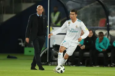 Zinédine Zidane et Cristiano Ronaldo, 2017 - crédits : Matthew Ashton - AMA/ Getty Images