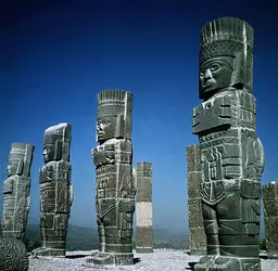 Tula : temple de Quetzalcoatl - crédits :  Bridgeman Images 