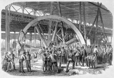 Grève des métallurgistes au Creusot, 1870 - crédits : AKG-images
