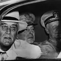 MacArthur, Roosevelt et Nimitz, 1944 - crédits : Hulton Archive/ Getty Images