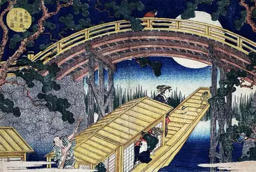 Bateau au clair de lune, Harunobu - crédits :  Bridgeman Images 