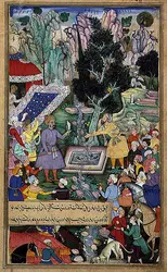 L'empereur Babur, peinture moghole - crédits :  Bridgeman Images 