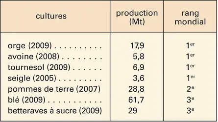 Russie : situation de l'agriculture - crédits : Encyclopædia Universalis France
