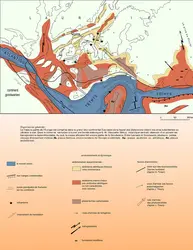 Europe vers le milieu du Secondaire - crédits : Encyclopædia Universalis France