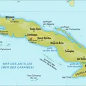 Cuba : carte physique - crédits : Encyclopædia Universalis France