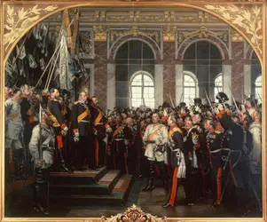 Proclamation de l’Empire allemand, 1871 - crédits : AKG-images