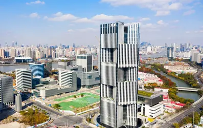 Siège de la Nouvelle Banque de développement, Shanghai (Chine) - crédits : Costfoto/ Future Publishing/ Getty Images