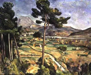 <it>La Montagne Sainte-Victoire</it>, P. Cézanne - crédits :  Bridgeman Images 