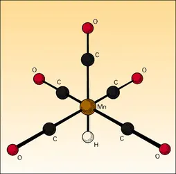 Hydruropentacarbonyle manganèse - crédits : Encyclopædia Universalis France