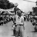 Manifestation sud-coréenne, en 1953 - crédits : Central Press/ Hulton Archive/ Getty Images