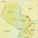 Paraguay : carte physique - crédits : Encyclopædia Universalis France