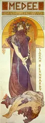 Sarah Bernhardt, affiche de Mucha - crédits : MPI/ Getty Images