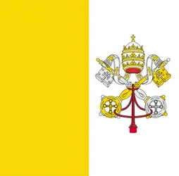Vatican : drapeau - crédits : Encyclopædia Universalis France
