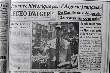 De Gaulle à Alger en 1958 : « Je vous ai compris ! » - crédits : Laurent Maous/ Gamma-Rapho/ Getty Images