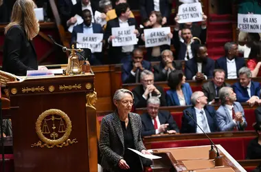 Élisabeth Borne à l’Assemblée nationale, mars 2023 - crédits : Alain Jocard/ AFP