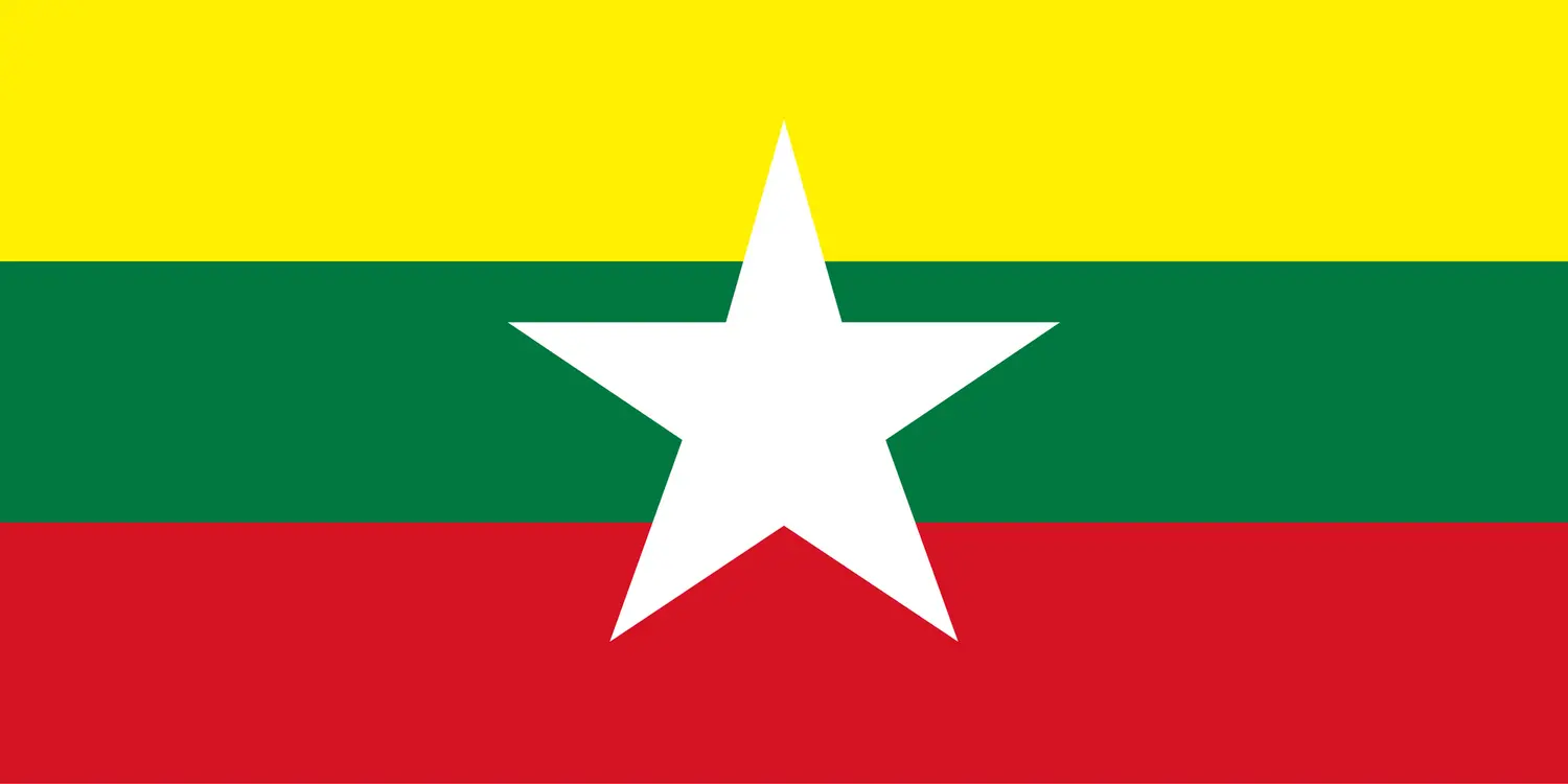 Birmanie : drapeau