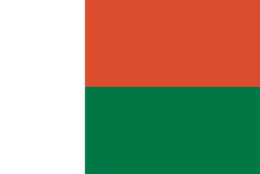 Madagascar : drapeau - crédits : Encyclopædia Universalis France