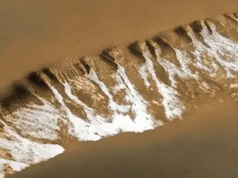 Fontaines martiennes - crédits : NASA