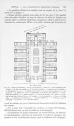 Plan de l’hôpital Lariboisière - crédits : BIU Santé/ Paris