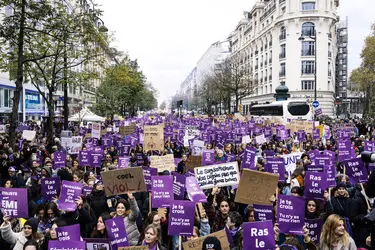 Marche contre les violences faites aux femmes, 2019 - crédits : Denis Meyer/ Hans Lucas/ AFP