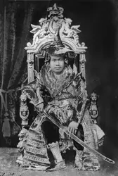 Le roi Thibaw de Birmanie, vers 1880 - crédits : Hulton Archive/ Getty Images