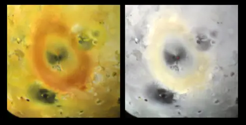 Io : Mafuike Patera - crédits : Courtesy NASA / Jet Propulsion Laboratory